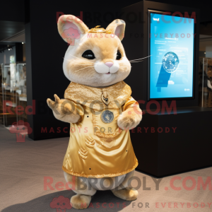 Guld Chinchilla maskot...