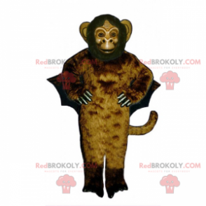 Monkey mascot with wings - Redbrokoly.com