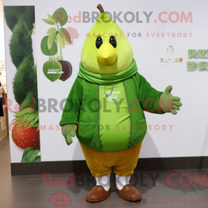 Grønn pære maskot drakt...