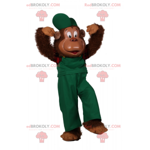 Monkey maskot overall - Redbrokoly.com