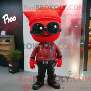 Rød Pho maskot kostume...