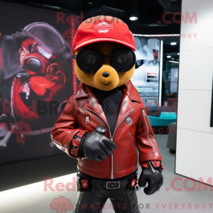 Red Pho mascot costume...