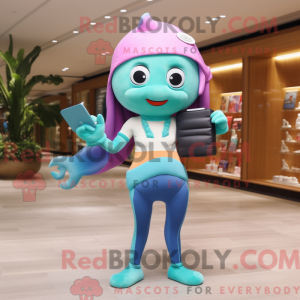 Havfrue maskot kostume...