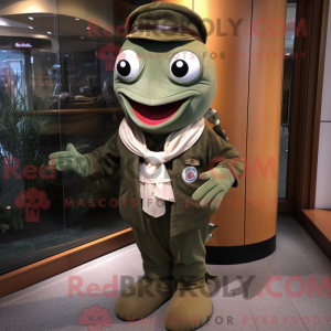 Olive Salmon mascotte...