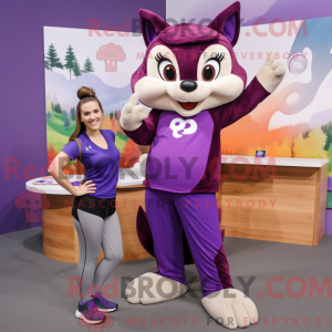 Lilla Chipmunk maskot...