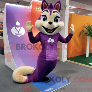 Lilla Chipmunk maskot...
