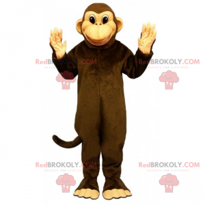Macaco mascote sorridente - Redbrokoly.com