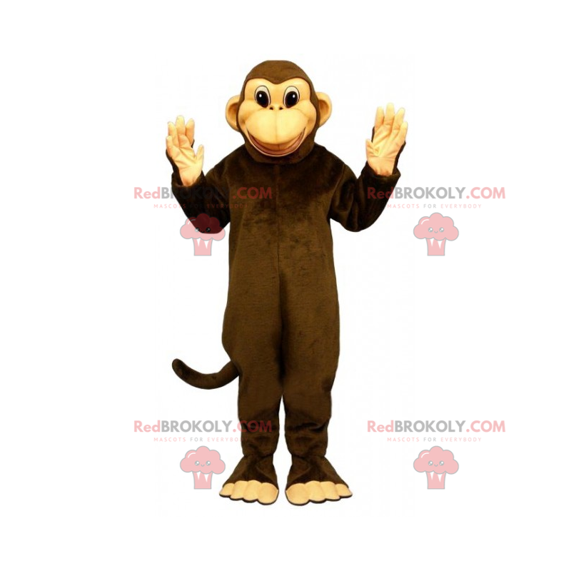 Uśmiechnięta małpa maskotka - Redbrokoly.com Uśmiechnięta małpa maskotka - Redbrokoly.com