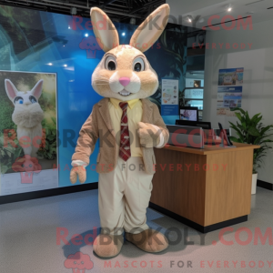 Mascotte de lapin sauvage...