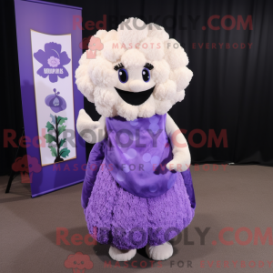 Lavendel bloemkool mascotte...