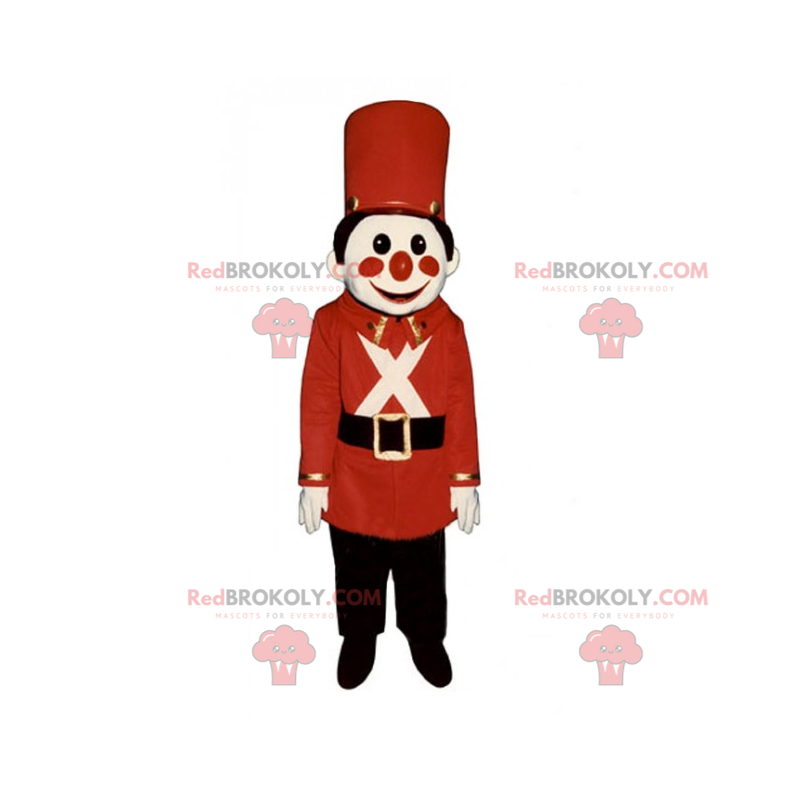 Maskot vojáka červený louskáček - Redbrokoly.com