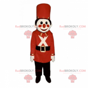 Mascota de soldado Cascanueces rojo - Redbrokoly.com