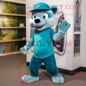 Costume mascotte de belette...