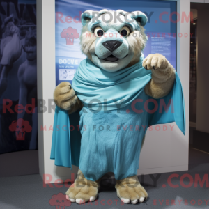 Costume de mascotte de Cyan...