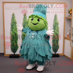 Turkis Cabbage Leaf maskot...