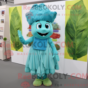 Turkis Cabbage Leaf maskot...