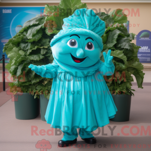 Turkis Cabbage Leaf maskot...