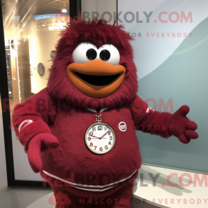 Disfraz de mascota de reloj...