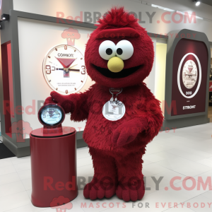 Maroon Wrist Watch...