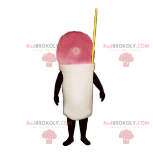 Ice cream sorbet mascot - Redbrokoly.com