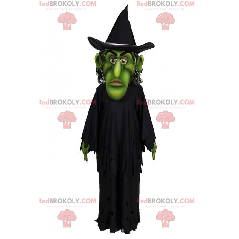 Mascotte della strega con la faccia verde - Redbrokoly.com Mascotte della strega con la faccia verde - Redbrokoly.com