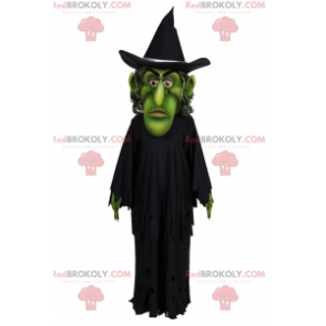 Heksemaskot med grønt ansikt - Redbrokoly.com