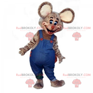 Mascotte de souris aux grandes oreilles - Redbrokoly.com