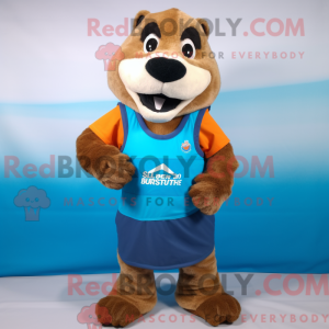 Marmot mascot costume...