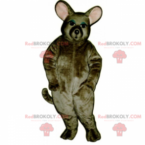 Muismascotte met ronde oren - Redbrokoly.com