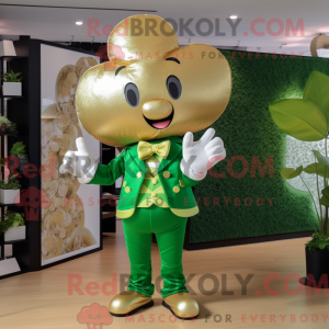 Gold Four Leaf Clover...