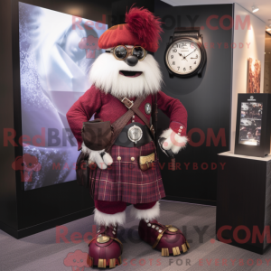 Bordowa sekkepipe maskot...