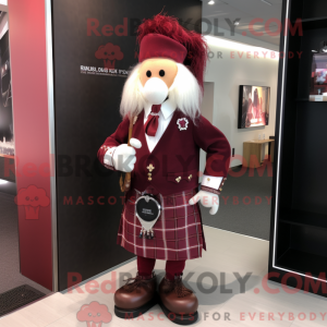 Personaggio mascotte Maroon...
