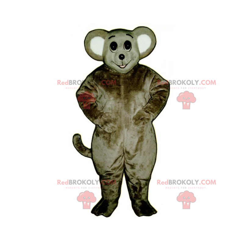Mouse mascot with big smile - Redbrokoly.com
