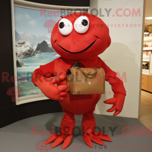 Red Crab maskot kostume...