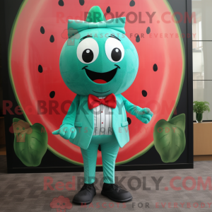 Cyan Watermelon mascot...