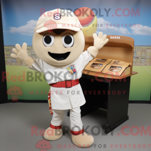 Mascotte de Fajitas beige...
