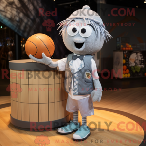 Silver Basketball Ball...