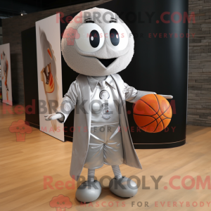 Silver Basketball Ball...