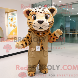 Disfraz de mascota Leopardo...
