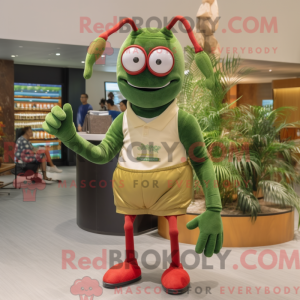 Olive Lobster mascot...