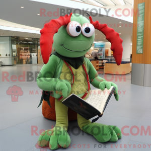 Olive Lobster mascot...
