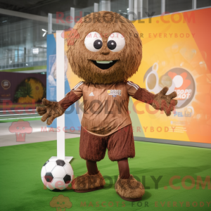 Maskotka Brown Soccer Goal...