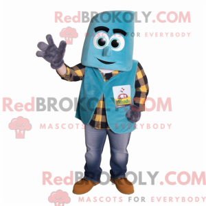 Teal Nachos Maskottchen...
