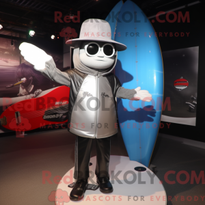 Silver Surfboard mascot...