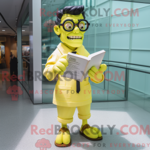 Personaggio mascotte giallo...