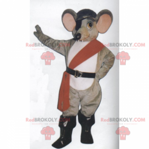 Mouse mascot in pirate outfit - Redbrokoly.com