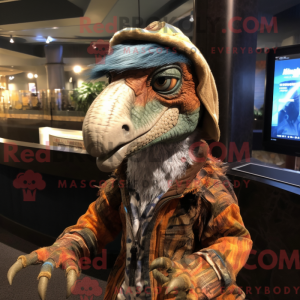 Deinonychus maskot kostume...