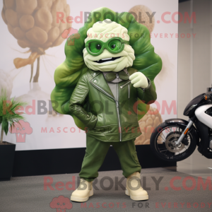 Oliven blomkål maskot drakt...