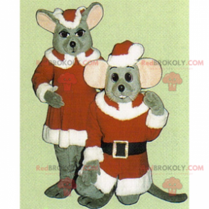 Nisse og mor julemaskot - Redbrokoly.com