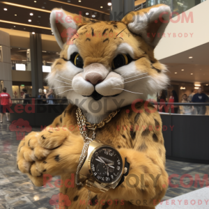 Máscara Gold Bobcat com...